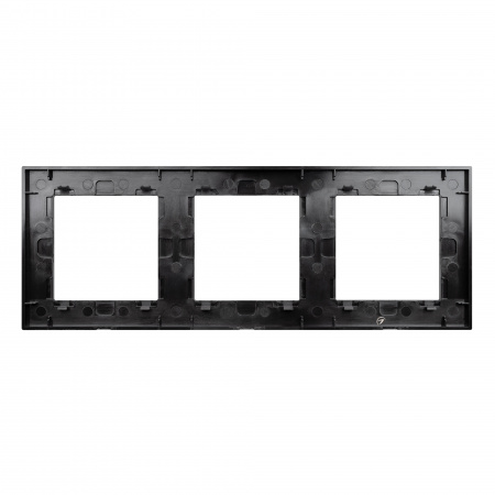 Рамка стеклянная FRM-GLARE-GS-3-BK (Arlight, -)