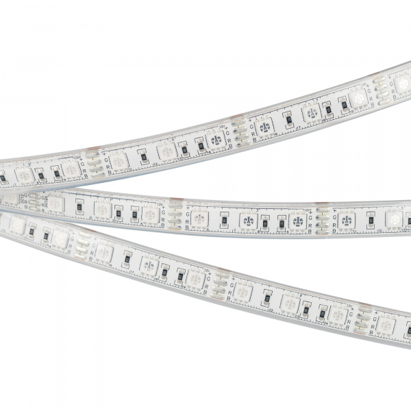 Светодиодная влагозащищенная лента Arlight 14,4W/m 60LED/m 5060SMD разноцветный 5M 029599(2)