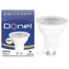 Donel Светодиодная лампа 7Вт, MR16, 220В, GU10, 3000K, 560Лм, Ra>80, 60°, D50хH55мм, Dim Triac, DN03001W7GU10Dim