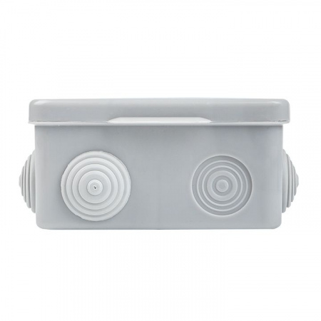 EKF PROxima Коробка распределительная КМР-030-014 с крышкой (100х100х50), 10 мембр. вводов IP55 розн.стикер