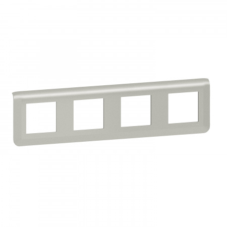 Legrand Mosaiс Рамка - Программа Mosaic - 4Х2 модуля - алюминий