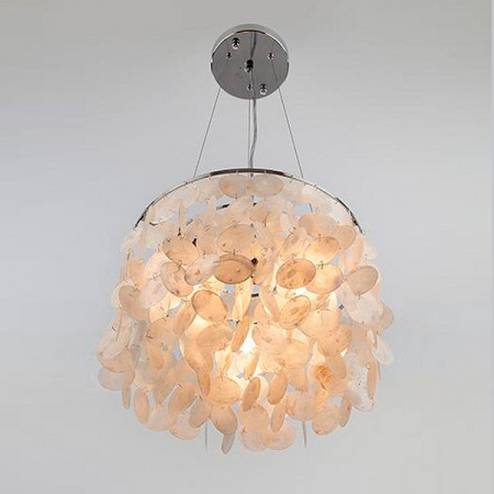 Люстра с перламутром 60005/3 хром / перламутр Eurosvet Sandra