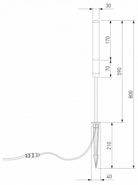 Светильник садово-парковый Invi 3W 4000K черный 35155/F Elektrostandard Invi a069445 Светильник садово-парковый Invi 3W 4000K черный 35155/F Elektrostandard Invi a069445
