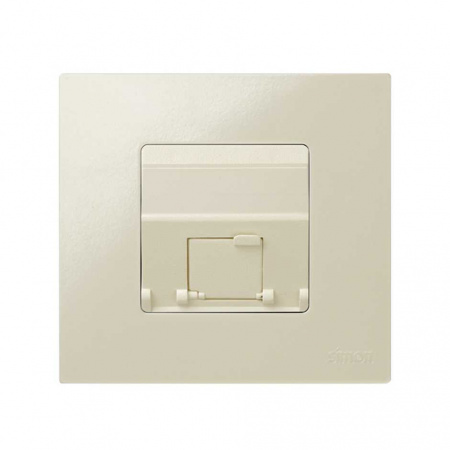 Simon 27 Мех Слоновая кость Адаптор наклонный для 1-го 75528-, 75540-, 75541-, 75542-39