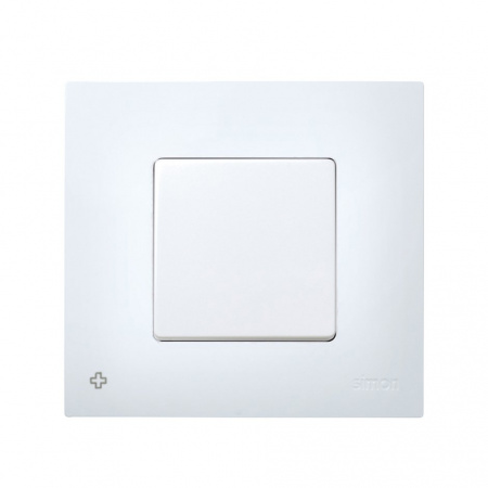 Simon 27 Play Белая Антибактериальная Рамка-декор 1-ая