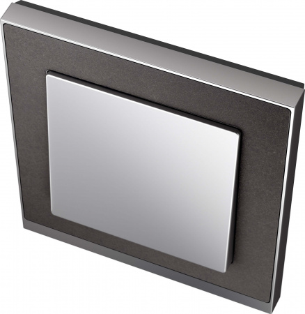 SE Merten SM M-Pure Decor Сланец/Алюминий Рамка 1-ая