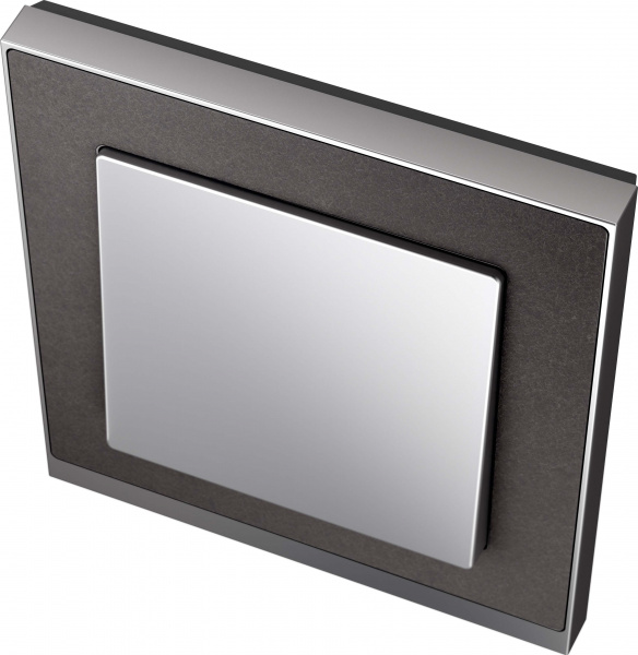 SE Merten SM M-Pure Decor Сланец/Алюминий Рамка 1-ая