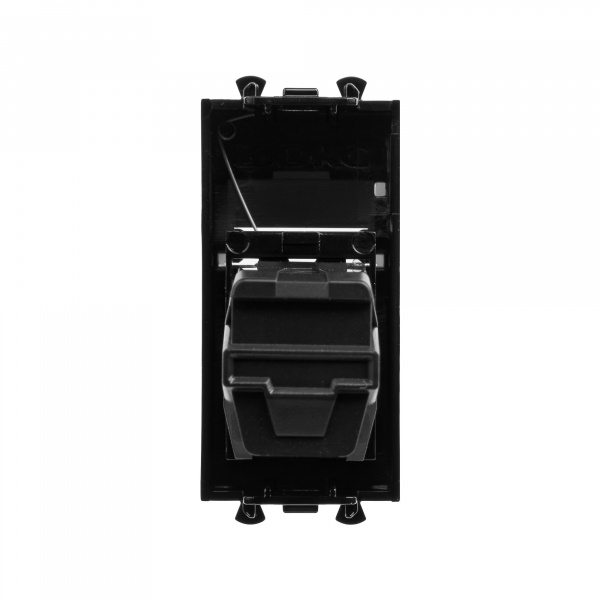 DKC Avanti Черный квадрат Розетка тип А-А USB 2.0 1 модуль