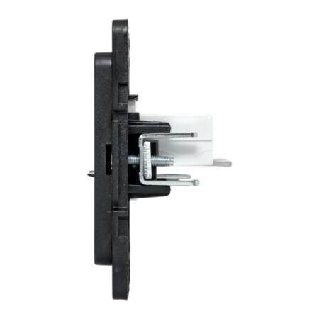 EKF Стокгольм Механизм Розетки RJ-45 2-местной черный