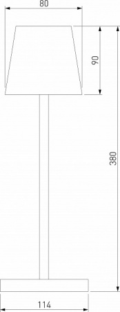 Светодиодный уличный настольный светильник Mist с регулировкой цветовой температуры, яркости и аккумулятором TL70220 черный Elektrostandard Mist a063970