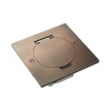 Donel Лючок Surface 2 мод. (1 мод. 45х45 мм.), круглая крышка, красная медь, IP44, DFB2MRRRC