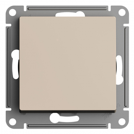 SE AtlasDesign Песочный Переключатель перекрестный 1-клавишный, сх.7, 10АХ, механизм