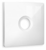 Лицевая панель ALFA (Белый глянец) для TV розетки QUANT AP1130