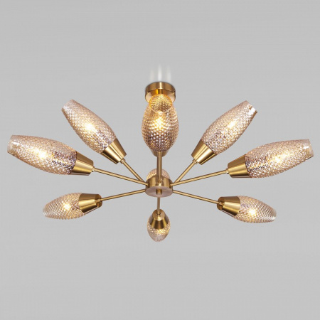 Потолочная люстра с плафонами 60140/9 золото Eurosvet Thalia