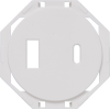 Donel Лицевая панель для USB зарядного устройства A+C, белый, серия N96 Superfine, DTPLA286033