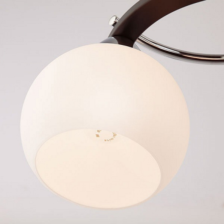 Люстра венге 9654/5 хром / венге Eurosvet Larion