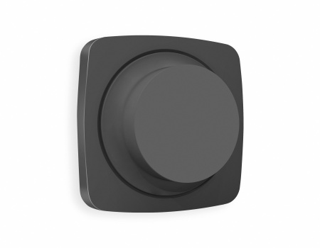 Лицевая панель OMEGA (Графит Мякое касание) для светорегулятора универсального QUANT OP9055