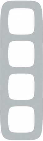 Legrand Valena ALLURE Алюминий Рамка 4-ая