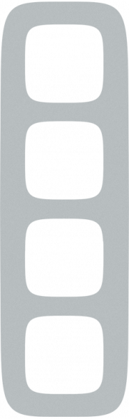 Legrand Valena ALLURE Алюминий Рамка 4-ая