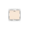Systeme Electric Glossa Бежевый Переключатель 1-клавишный с подсвет.,сх.6а, 10АХ, мех., быстрозажим. клем.