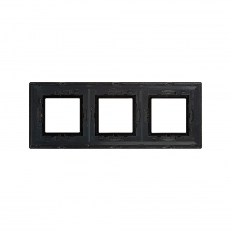 DKC Avanti Темно-Серый Металл Рамка 6 модулей