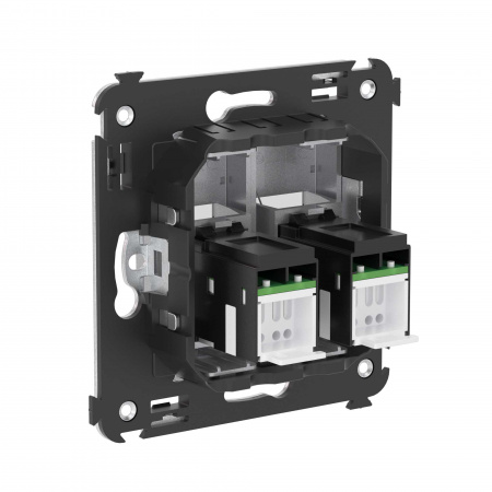 DKC Avanti Закаленная сталь Компьютерная розетка RJ-45 двойная  категория  6А