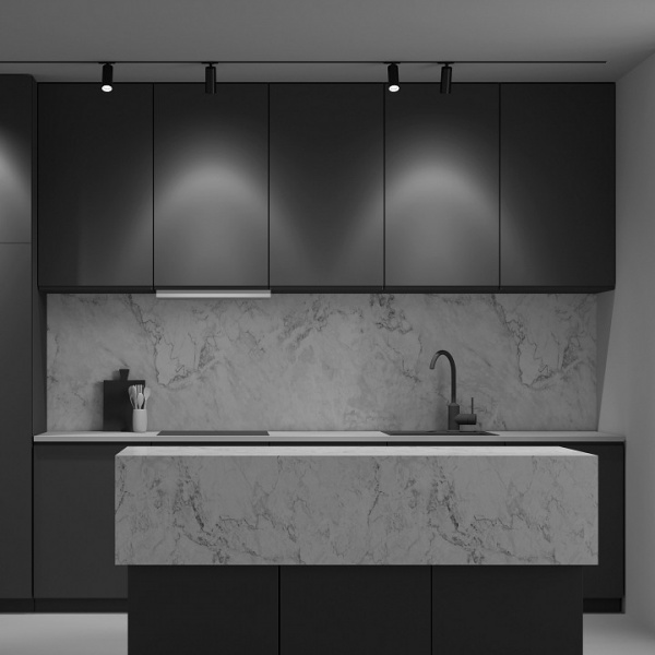 Трековый светильник Single phase track system UNITY TR021-1-12B3K-W-B Maytoni Focus