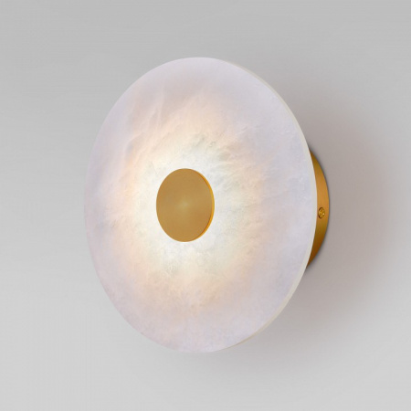 Светодиодный светильник с мраморным рассеивателем 40340 LED латунь Eurosvet Thasos