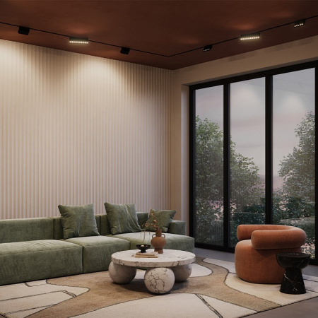 Трековый светильник Magnetic track system Gravity TR077-2-10W4K-B Maytoni Points Rot