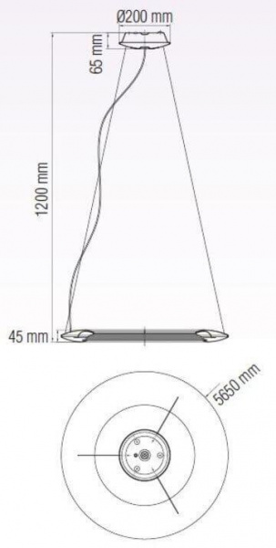 Подвесной светодиодный светильник Horoz Concept-41 белый 019-010-0041 HRZ00002221