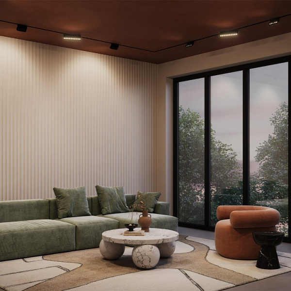 Трековый светильник Magnetic track system Gravity TR077-2-10W4K-B Maytoni Points Rot