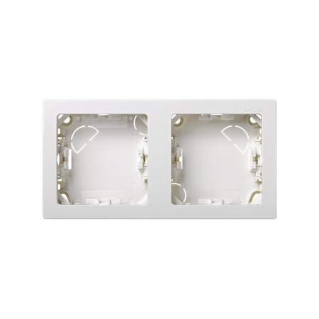 Simon 73 loft Белая Рамка 2-ая горизонтальная 75х146 мм