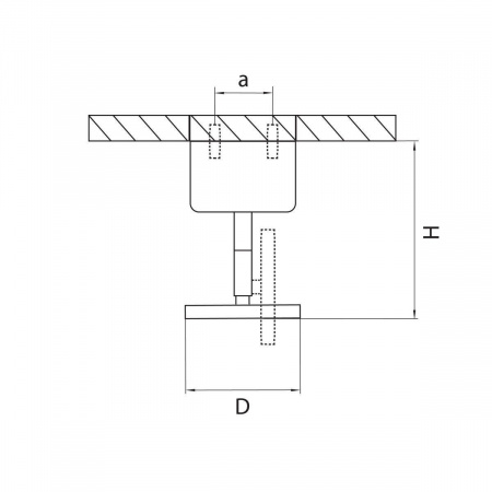 Основание для светильника Lightstar Rullo 590010