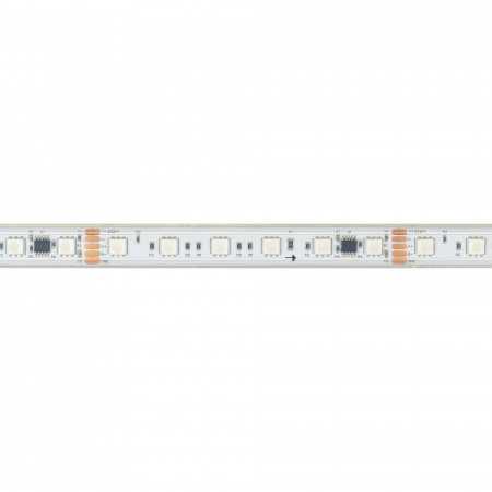 Arlight Лента герметичная DMX-PS-B60-15mm 24V RGB-PX6 (15W/m, IP67, 5060, 5m) (бегущий огонь)