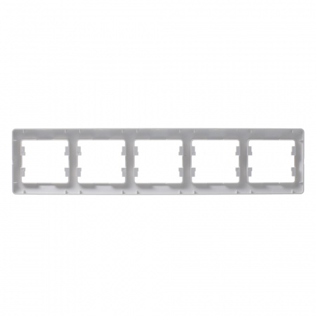 SE Glossa Алюминий Рамка 5-ая, горизонтальная