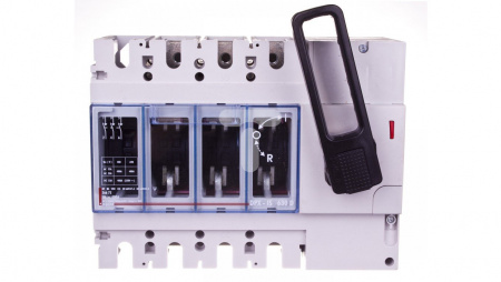 Legrand DPX-IS 630 Выключатель-разъединитель 3P 400A с дистанционным отключением, рукоятка спереди