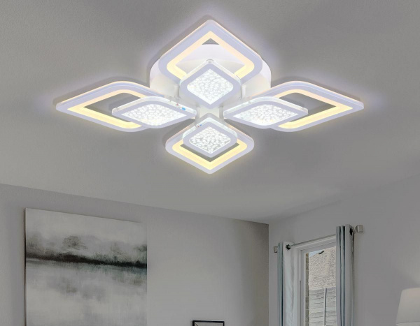 Потолочная светодиодная люстра Ambrella light Acrylica Original FA4285