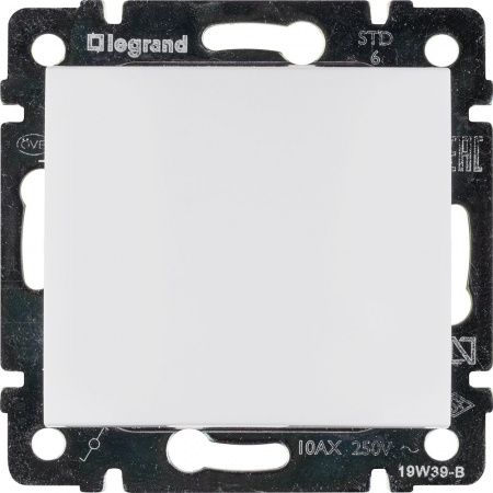 Legrand Valena Бел Переключатель 1-клавишный