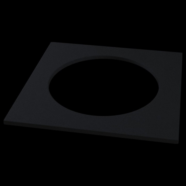 Вставка декоративная для встраиваемого светильника Kappell черный DLA040-02B Maytoni Accessories for downlight