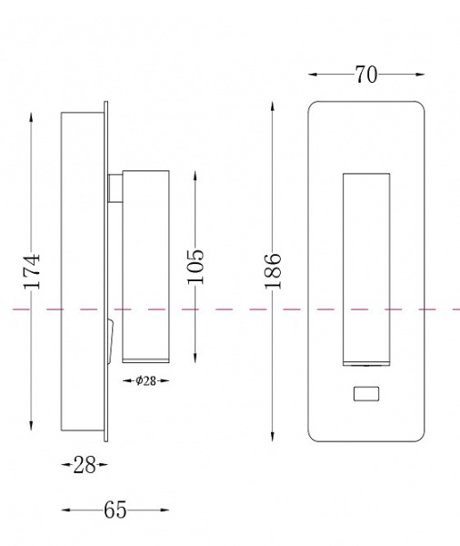 Настенный светильник (бра) C041WL-L3W3K Maytoni Mirax