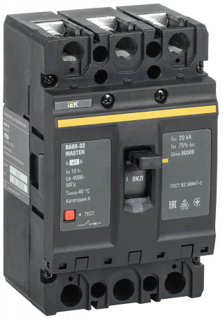 IEK KARAT MASTER Автоматический выключатель ВА88-32 3Р 40А 25кА