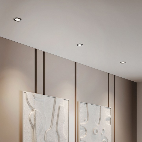 Светильник встраиваемый светодиодный Artis 7W 3000 черный 25096/LED Elektrostandard Artis a066138