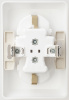 SE Этюд Бел Розетка 2-ая с/з без шторок 16А 250B