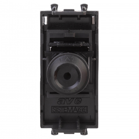 DKC Avanti Черный матовый Розетка TV одиночная 1 модуль