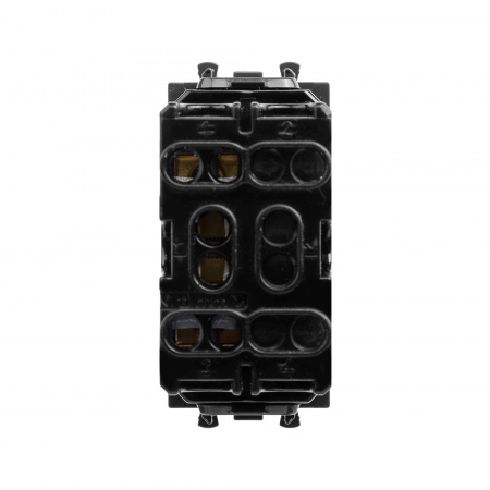 DKC Avanti Черный квадрат Механизм управления рольставней 1 модуль