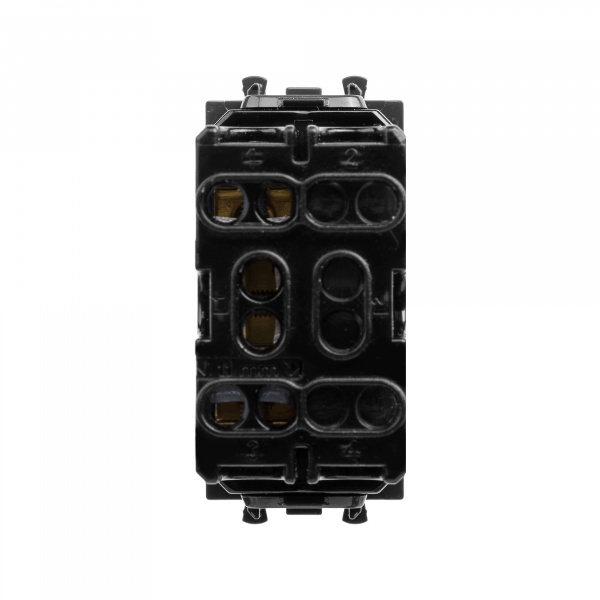 DKC Avanti Черный квадрат Механизм управления рольставней 1 модуль