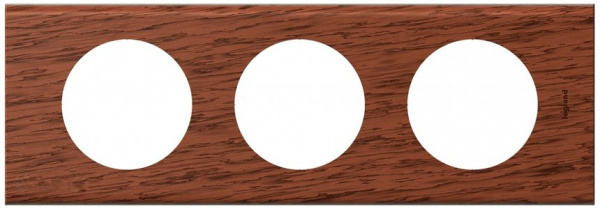 Legrand Celiane Орех Рамка 3-ая (2+2+2 мод)