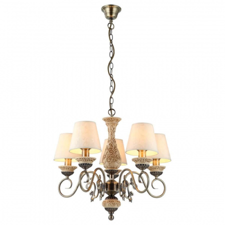 Подвесная люстра Arte Lamp Ivory A9070LM-5AB