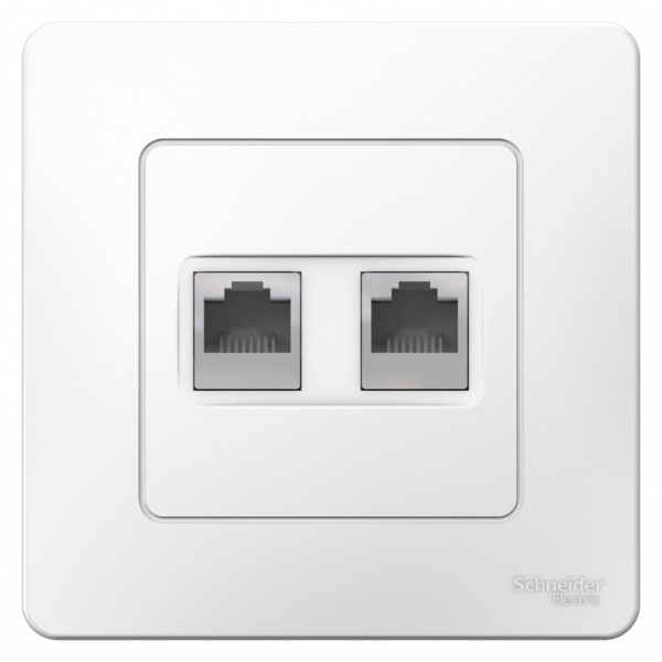 SE Blanca внутр Бел Розетка 2-ая компьютерная RJ45