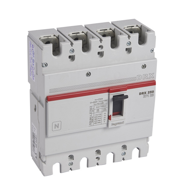 Legrand DRX250 термомагнитный 250A 4П 25KA